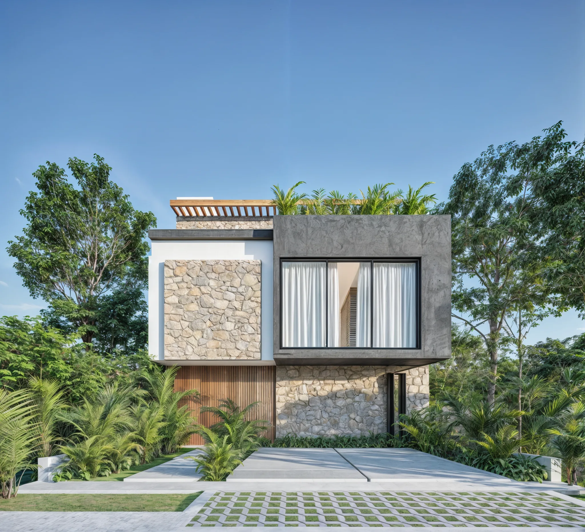 Perspectiva Frontal Diurna